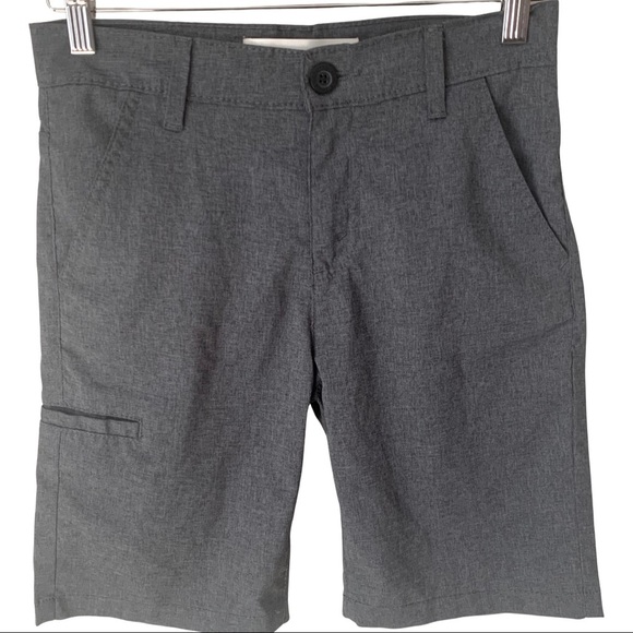 LEVI’S 511 Slim Performance Stretch Hybrid Short Gray Stretch Wicking Swim Sz 12 - Picture 1 of 12